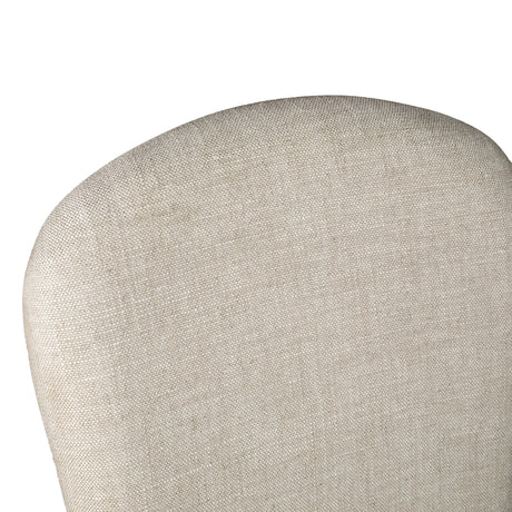 Jessie 18" Dining Chair in Beige Linen, Set of 2 by Home Trends & Design at Eve Furniture