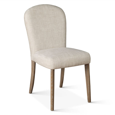 Jessie 18" Dining Chair in Beige Linen, Set of 2 by Home Trends & Design at Eve Furniture