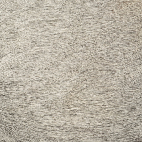Jessie White/Gray Hair-On-Hide Seat W/Gold Metal Base Accent Bench by Mercana at Eve Furniture
