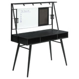 Jessie Black/Gunmetal Writing Desk with USB Ports by Coaster at Eve Furniture