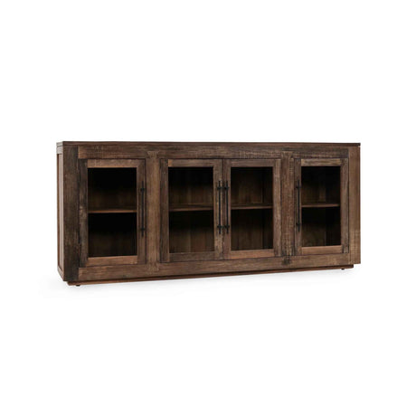 Jett 4 Door Cabinet - Natural by Classic Home at Eve Furniture