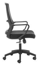 Jett Black Low Back Office Chair by Zuomod at Eve Furniture