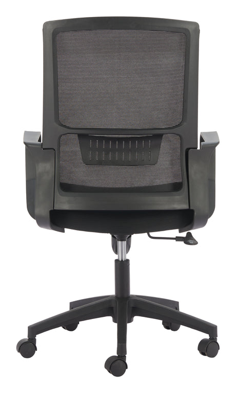 Jett Black Low Back Office Chair by Zuomod at Eve Furniture