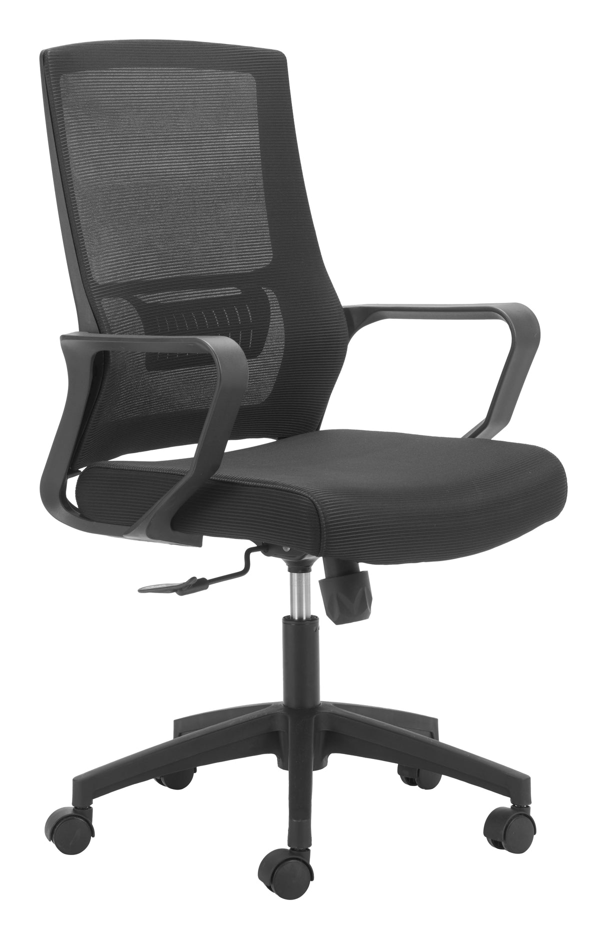 Jett Black Low Back Office Chair by Zuomod at Eve Furniture