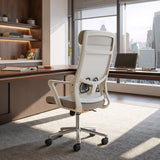 Jett Light Gray High Back Office Chair by Zuomod at Eve Furniture