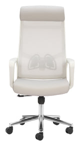 Jett Light Gray High Back Office Chair by Zuomod at Eve Furniture