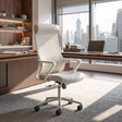 Jett Light Gray High Back Office Chair by Zuomod at Eve Furniture