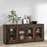 Jett Natural 4 Door Cabinet by Classic Home at Eve Furniture