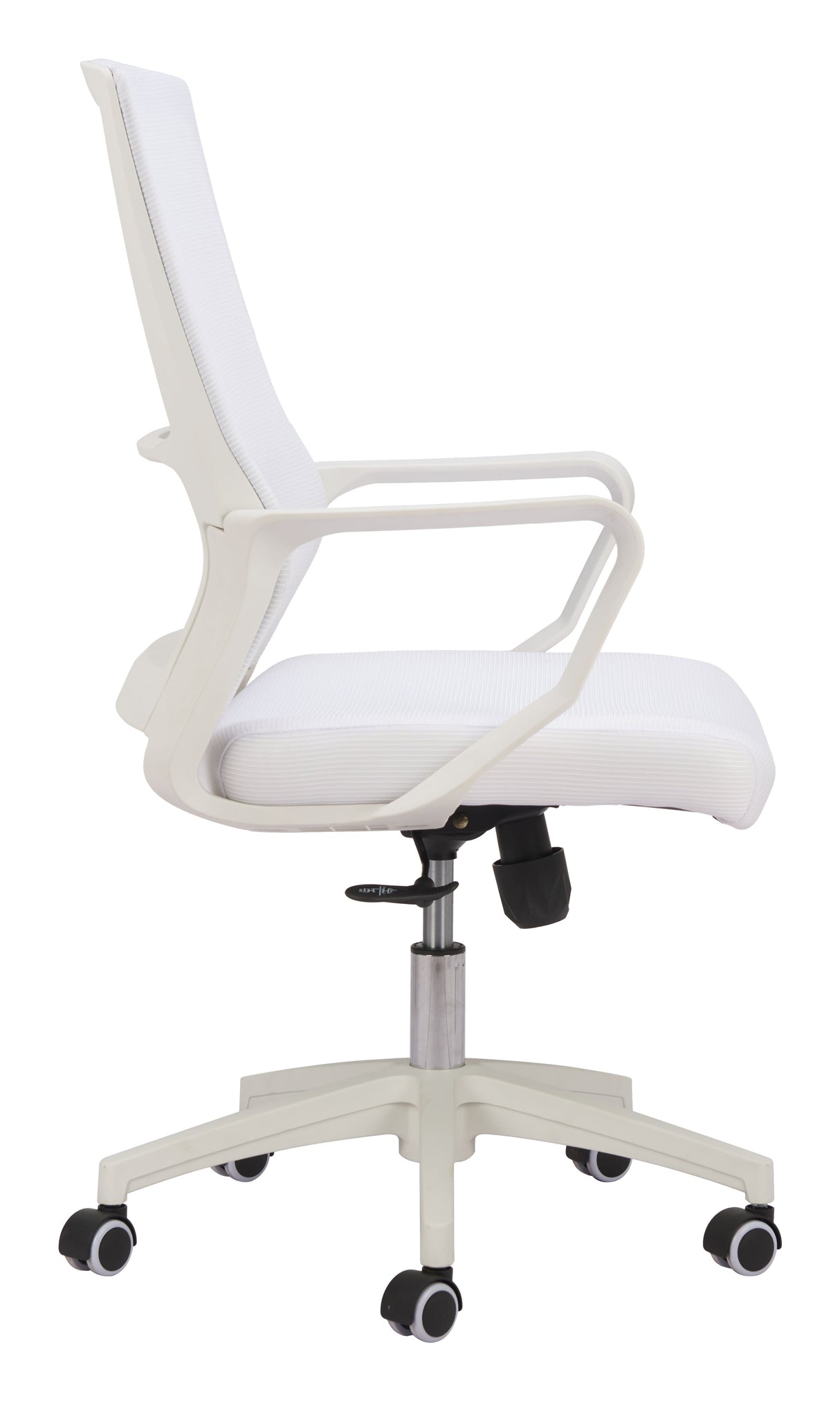 Jett White Low Back Office Chair by Zuomod at Eve Furniture