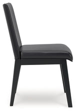 Jettaya Black/White Dining Chair, Set of 2