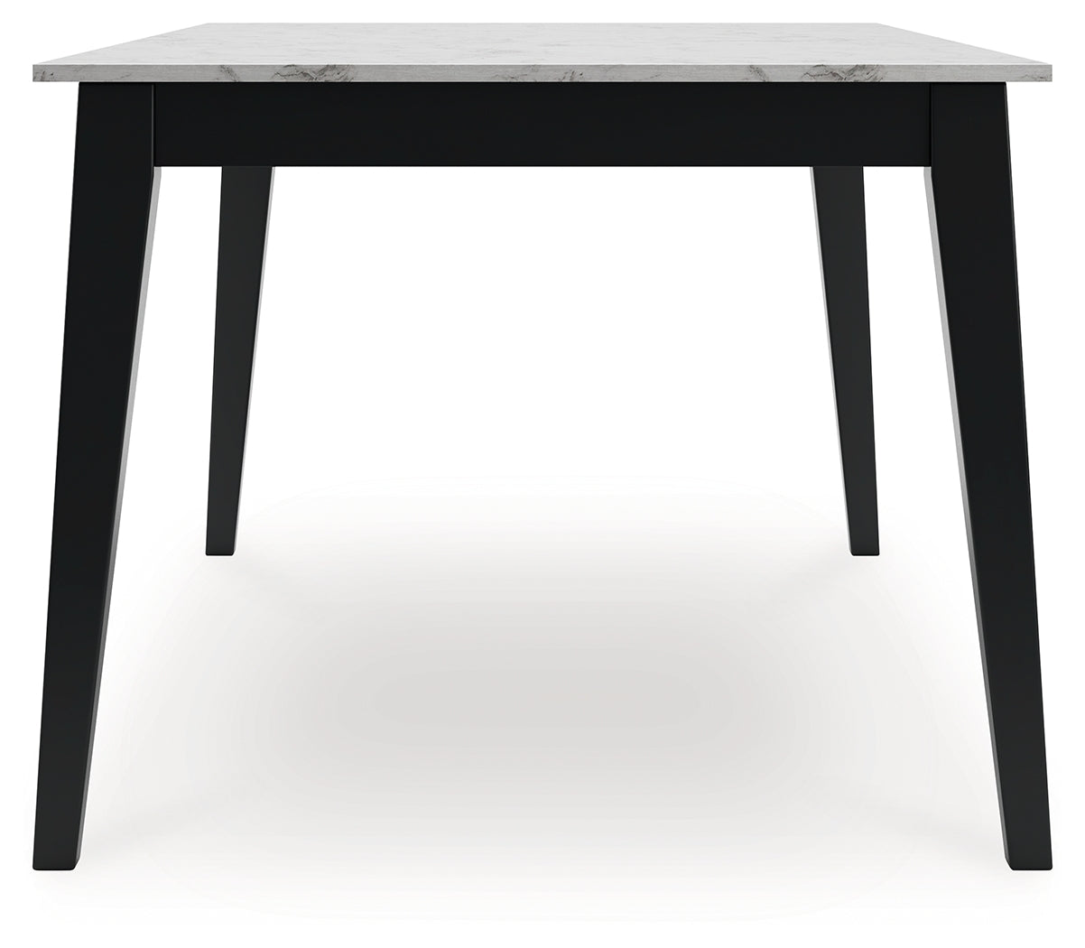 Jettaya Black/White Dining Table