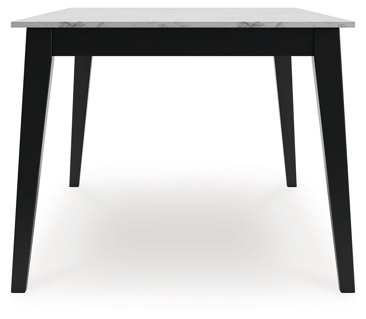 Jettaya Black/White Dining Table