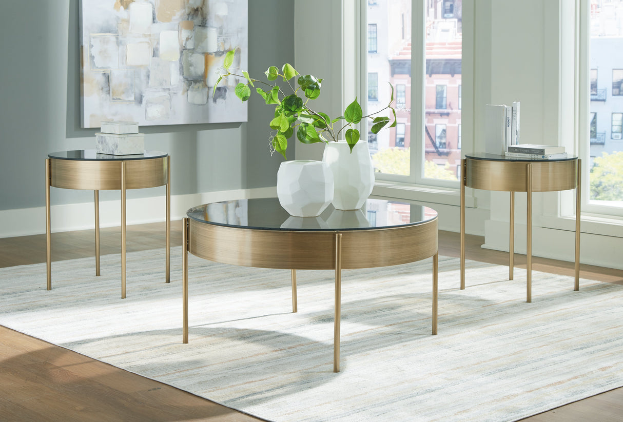 Jettaya Brushed Brass Table