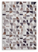Jettner Multi 5' x 7' Rug by ASHLEY FURNITURE at Eve Furniture
