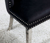 Jewett Black Wingback Chair by Furniture of America at Eve Furniture