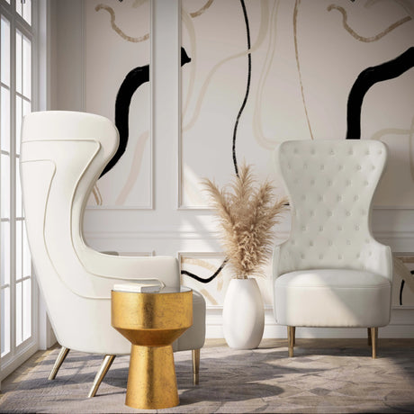 Jezebel Velvet Wingback Chair by Inspire Me! Home Decor by TOV Furniture at Eve Furniture