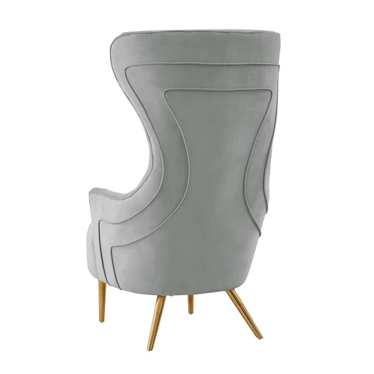 Jezebel Velvet Wingback Chair by Inspire Me! Home Decor by TOV Furniture at Eve Furniture