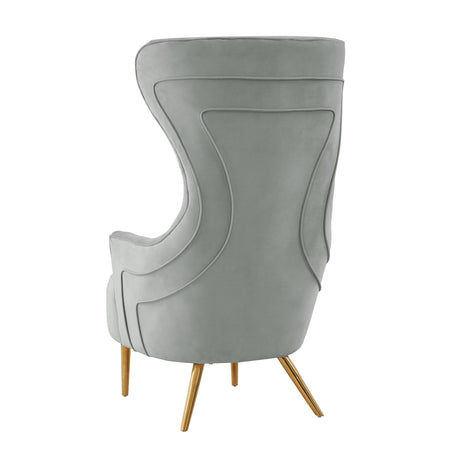 Jezebel Velvet Wingback Chair by Inspire Me! Home Decor by TOV Furniture at Eve Furniture