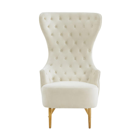 Jezebel Velvet Wingback Chair by Inspire Me! Home Decor by TOV Furniture at Eve Furniture