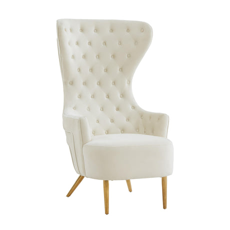 Jezebel Velvet Wingback Chair by Inspire Me! Home Decor by TOV Furniture at Eve Furniture