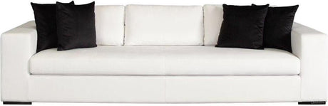 Muse Mist White Performance Fabric Sofa by Diamond Sofa at Eve Furniture