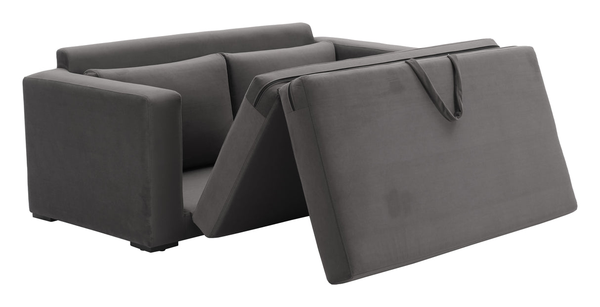Jide Gray Sleeper Sofa by Zuomod at Eve Furniture