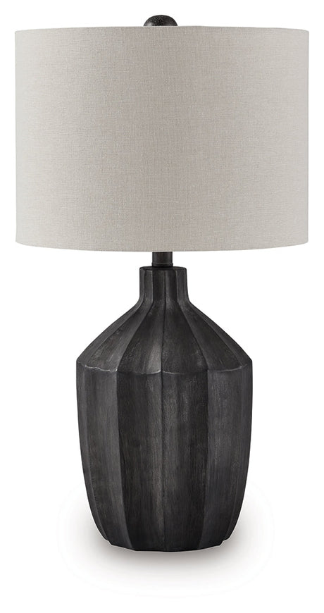 Jilton Black Table Lamp by Ashley at Eve Furniture