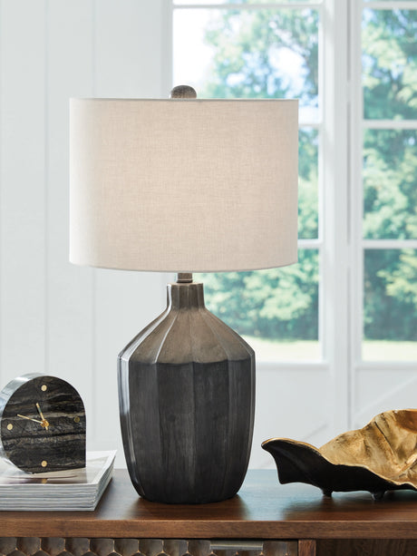 Jilton Black Table Lamp by Ashley at Eve Furniture