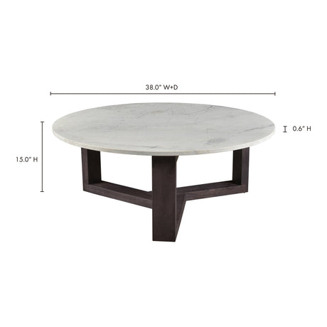 Jinxx Charcoal Grey Coffee Table by MOES at Eve Furniture