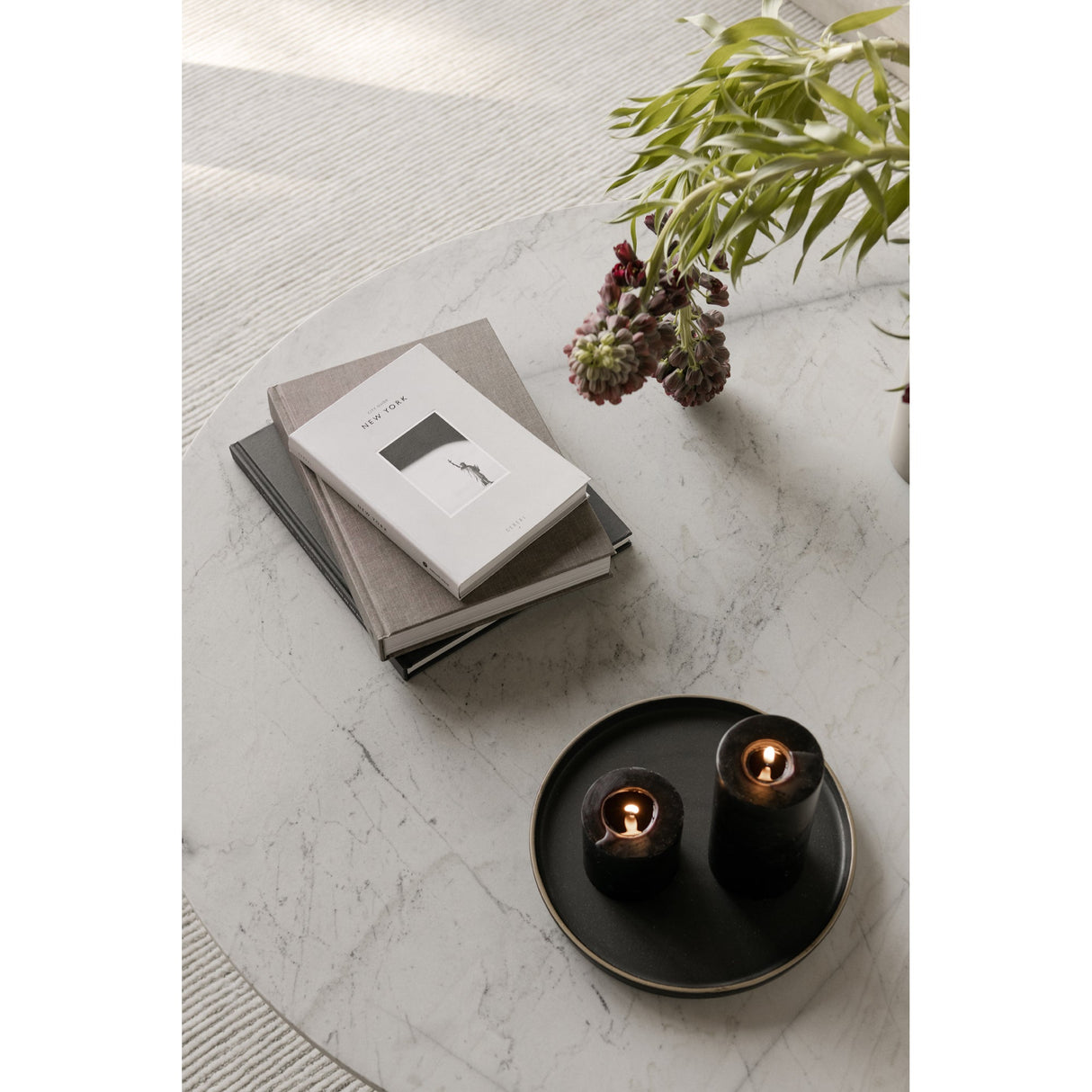 Jinxx White Coffee Table by MOES at Eve Furniture