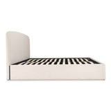 Joan Cream King Storage Bed by Moe's Home at Eve Furniture
