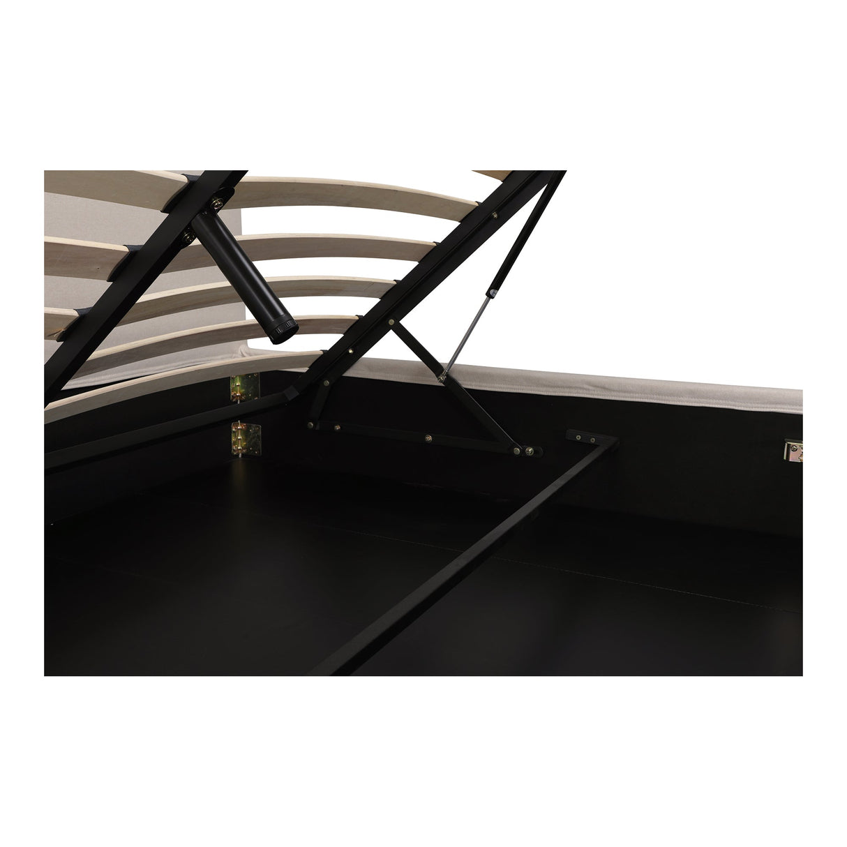 Joan Cream King Storage Bed by Moe's Home at Eve Furniture