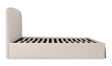 Joan King Storage Bed Cream by Moe's Home at Eve Furniture