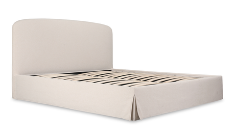 Joan King Storage Bed Cream by Moe's Home at Eve Furniture