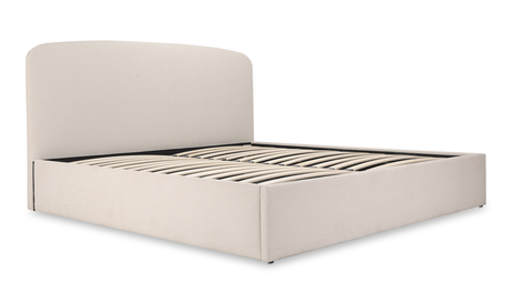 Joan King Storage Bed Cream by Moe's Home at Eve Furniture
