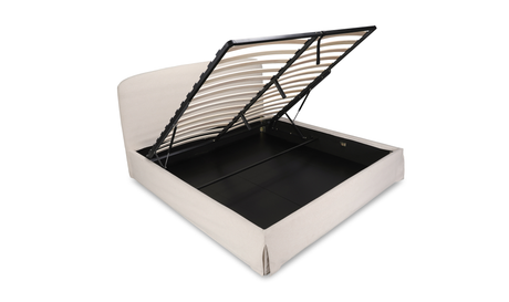 Joan King Storage Bed Cream by Moe's Home at Eve Furniture