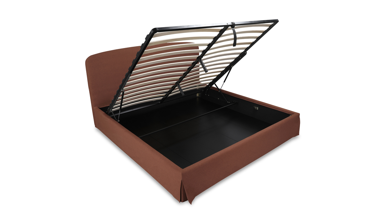Joan King Storage Bed Rust by Moe's Home at Eve Furniture