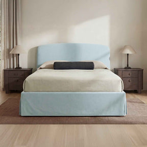 Joan Light Blue King Storage Bed by Moe's Home at Eve Furniture