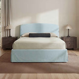Joan Light Blue Queen Storage Bed by Moe's Home at Eve Furniture