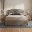Joan Light Taupe King Storage Bed by Moe's Home at Eve Furniture