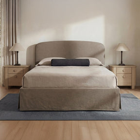 Joan Light Taupe King Storage Bed by MOES at Eve Furniture