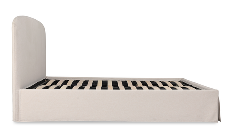 Joan Queen Storage Bed Cream by Moe's Home at Eve Furniture