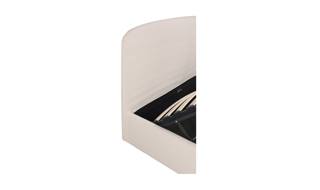 Joan Queen Storage Bed Cream by Moe's Home at Eve Furniture