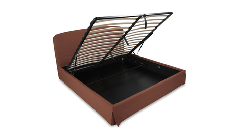 Joan Queen Storage Bed Rust by Moe's Home at Eve Furniture