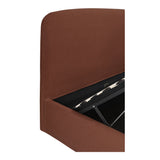 Joan Rust King Storage Bed by Moe's Home at Eve Furniture