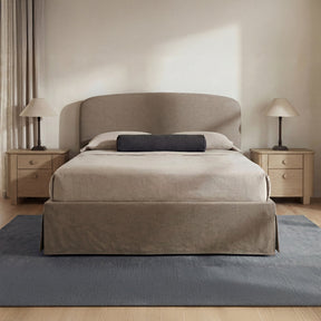 Joan Taupe Queen Storage Bed by MOES at Eve Furniture