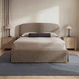 Joan Taupe Queen Storage Bed by Moe's Home at Eve Furniture