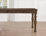 Joanna 59.5″ 4-Drawer Dining Table, Brown by Steve Silver at Eve Furniture