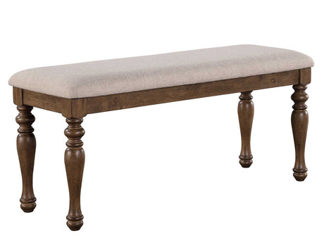 Joanna Caramel Brown Dining Room Set by Steve Silver at Eve Furniture