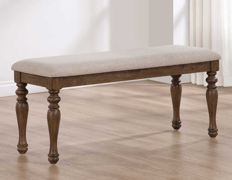 Joanna Caramel Brown Dining Room Set by Steve Silver at Eve Furniture